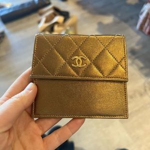 100 percent authentic Chanel card case